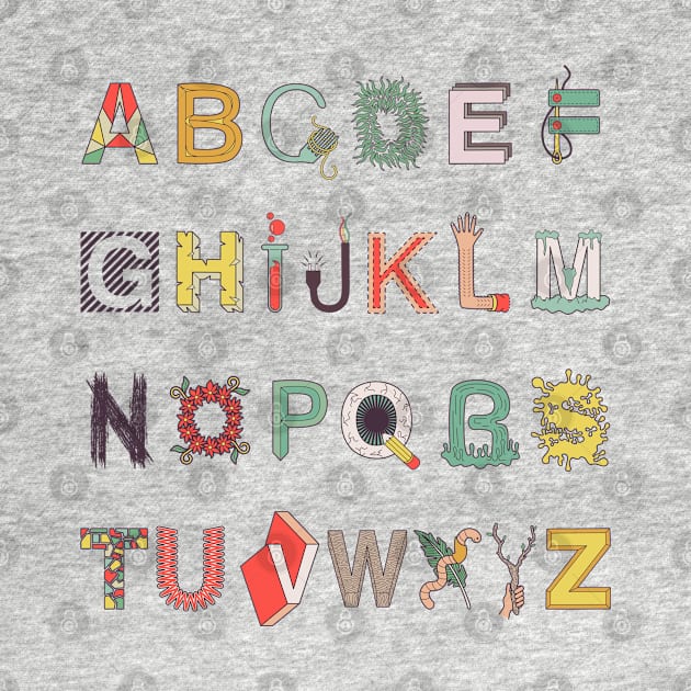 Alphabet by freshinkstain